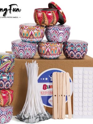 Комплект за свещи Blingfun 220 части – DIY комплект с бурканчета