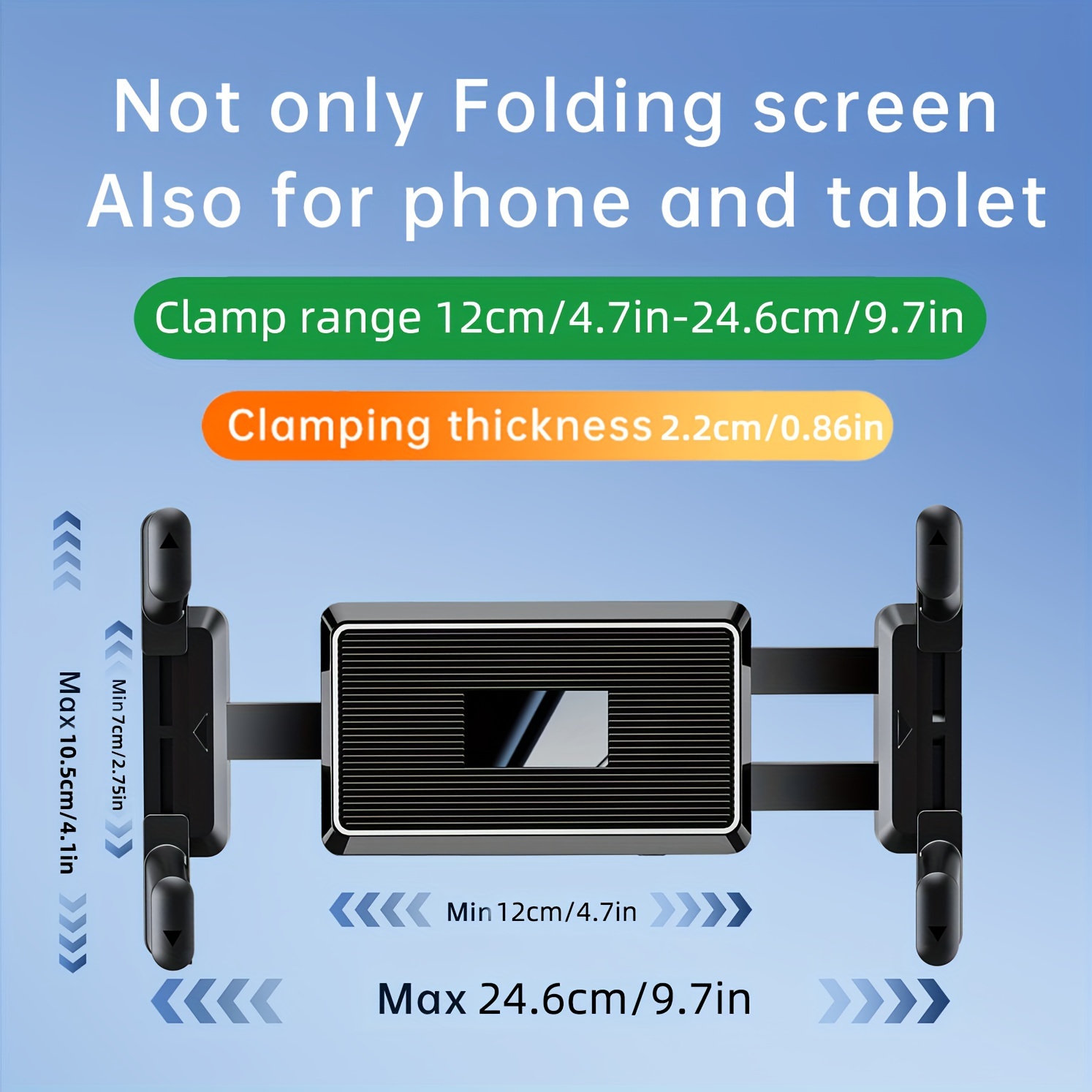 Стойка за Таблет за Кола – Универсален Монтаж за iPad, Galaxy Tab и Телефони - Image 6