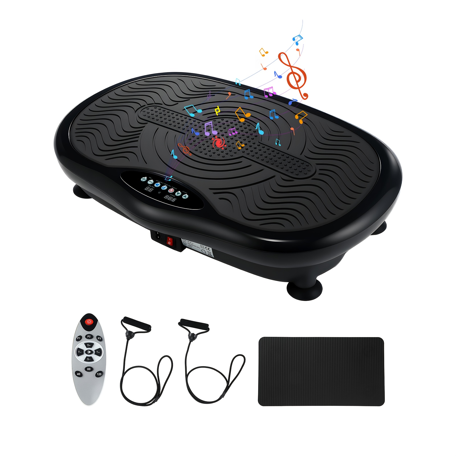 Фитнес вибрационна плоча 200W – платформа за домашни тренировки - Image 5