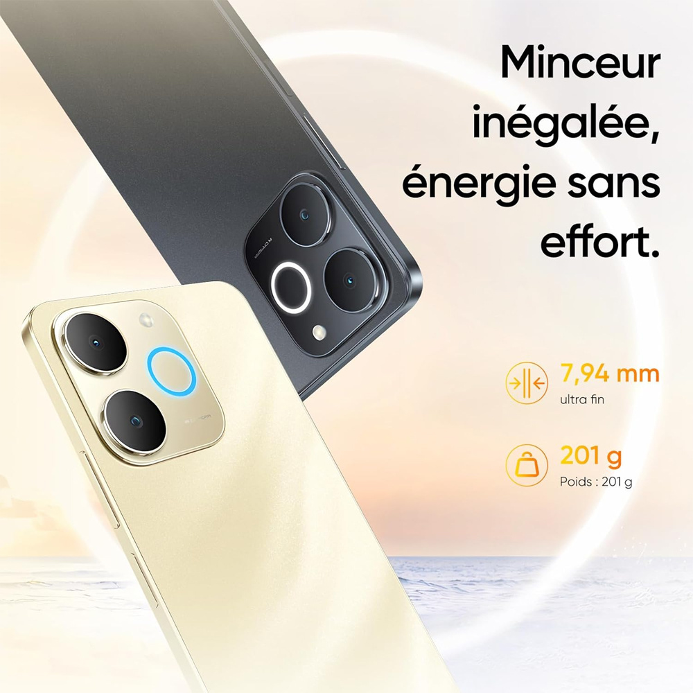 Realme Note70T 4+256GB - Android смартфон с 6000mAh батерия, 90Hz ултра плавен екран, осемядрен чипсет, 13MP AI камера, ултра тънък 7.94mm, без зарядно - Image 8