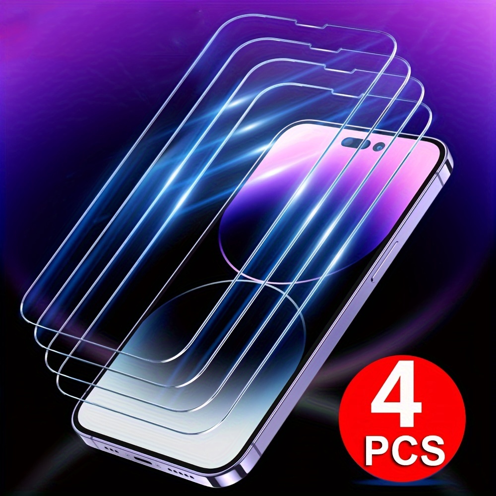 4 бр. HD закалено стъкло за iPhone 11–17 Pro/Pro Max/Plus – защитно стъклено фолио - Image 9