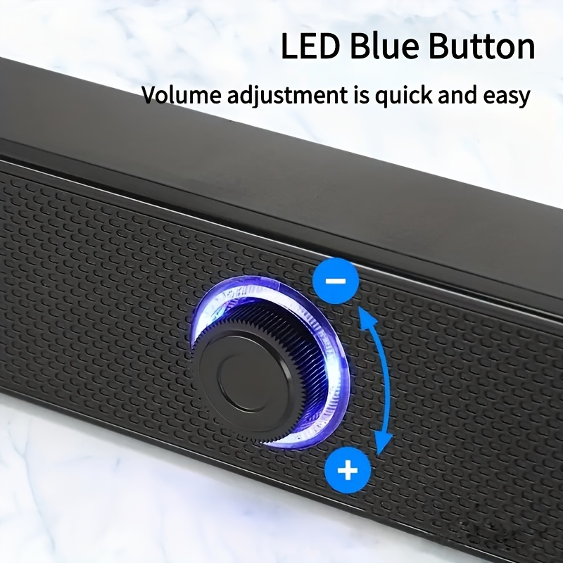 Дълга лентова говорителна система – USB компютърни колонки с мощен бас и Sound Blaster ефект - Image 7