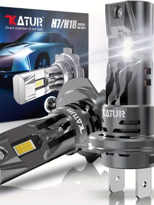 H7 LED фарове 2 бр. – компактни, ултра ярки, лесни за монтаж, универсални за автомобили