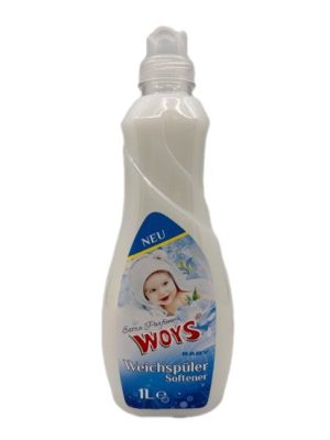Омекотител 1 л | Woys Fabric Softener 1L – Дълготрайна мекота и аромат