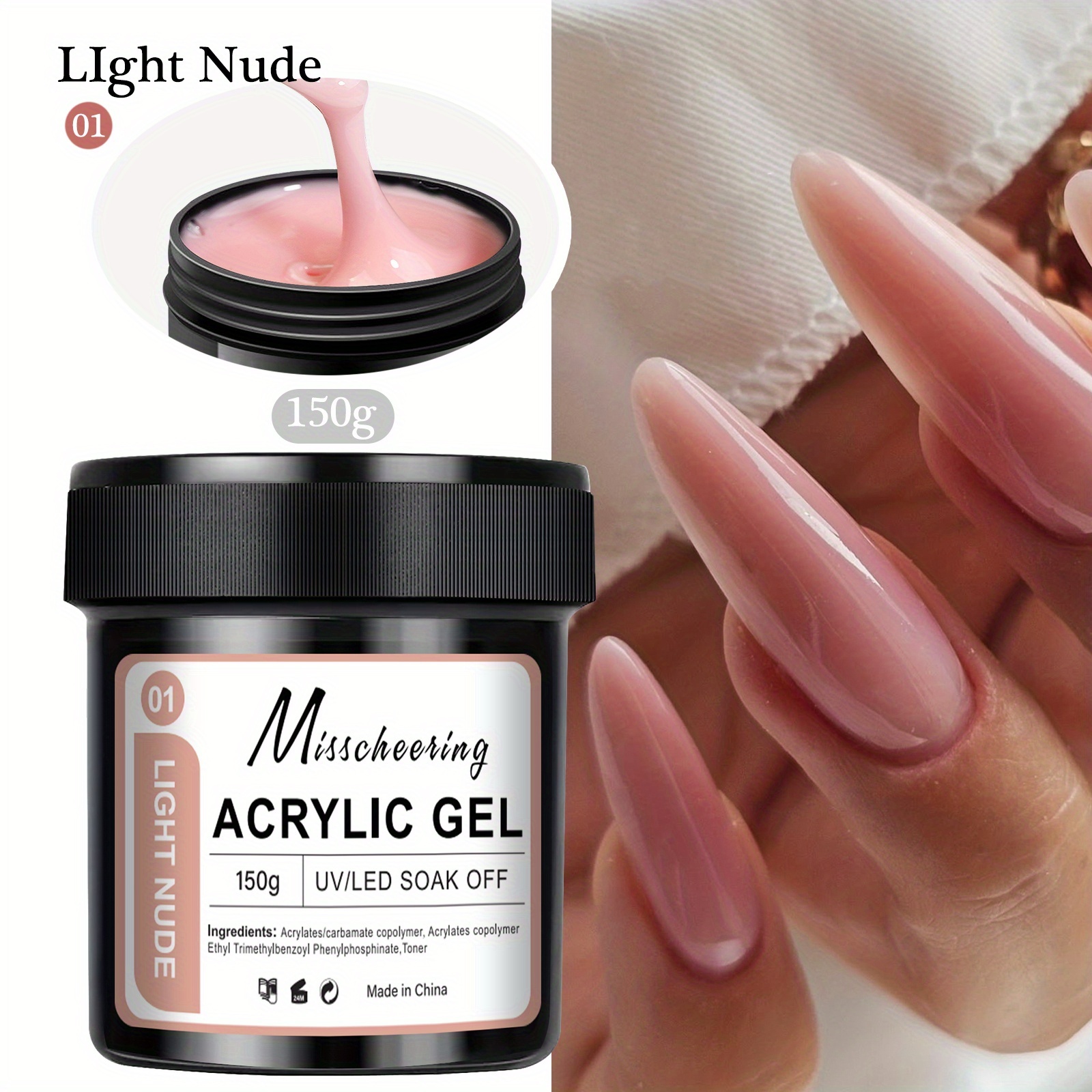 Гел за изграждане на нокти 150G – 3 в 1 builder gel за удължаване - Image 3