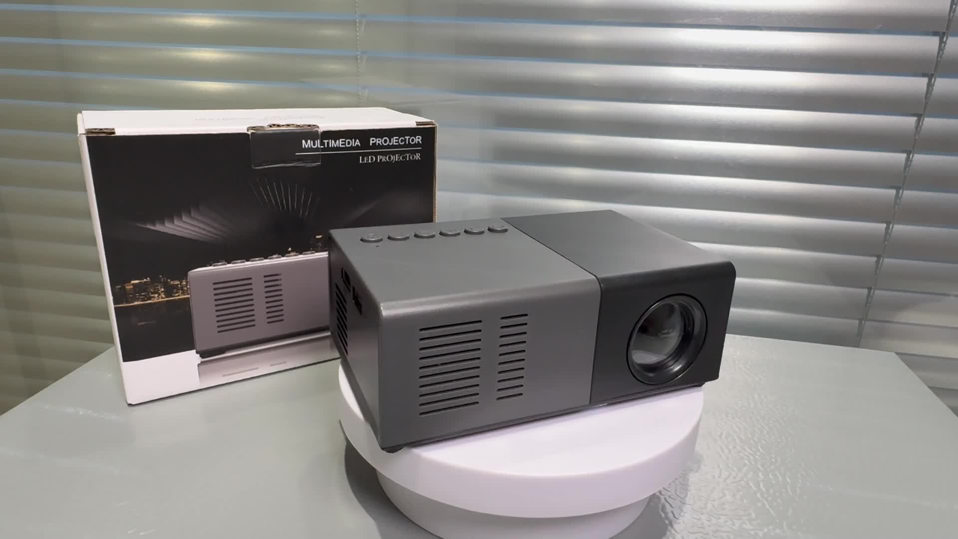 Преносим домашен кино проектор – съвместим с USB/SD/AV/HDTV, идеален за къмпинг и филми у дома - Image 12