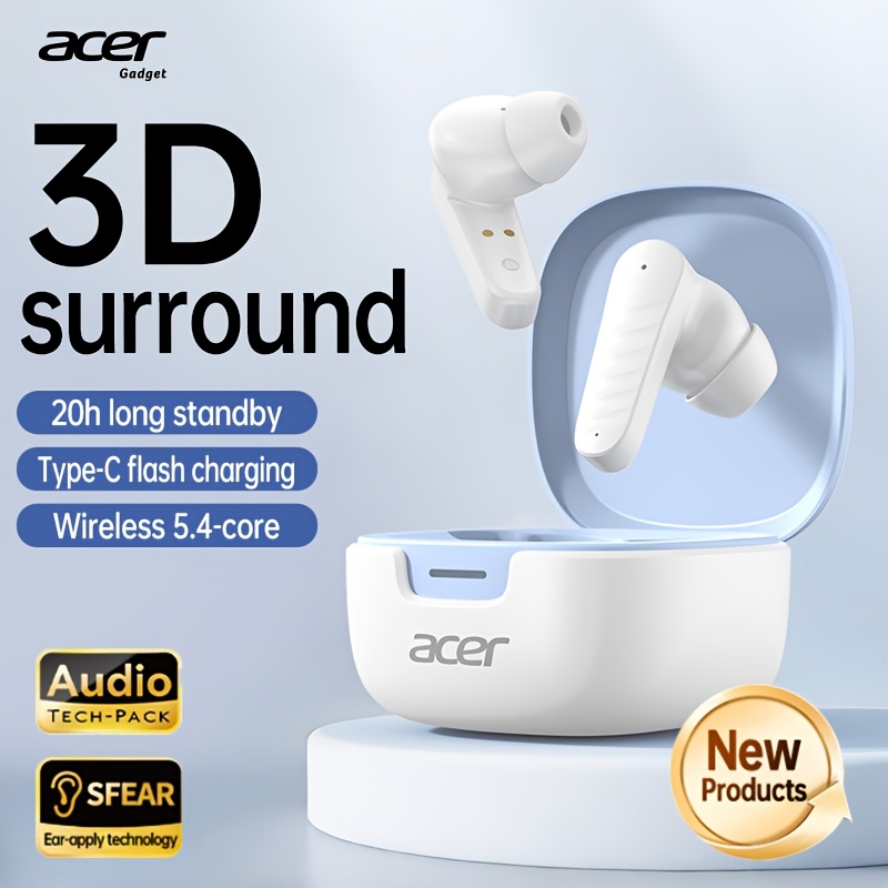 Безжични Слушалки ACER OHR503 – Леки, Компактни, С Тъч Контроли и Бързо Зареждане - Image 2