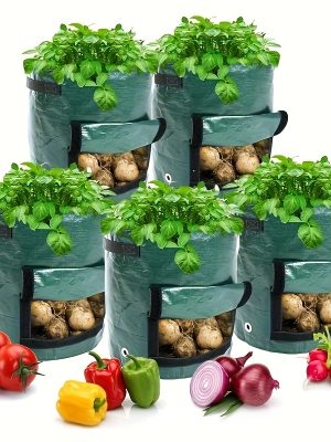 Торби за засаждане на картофи – саксии за моркови и лук