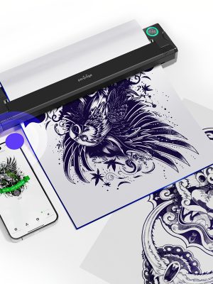 Peripage P90 термопринтер за татуировки – преносим принтер с трансферна хартия