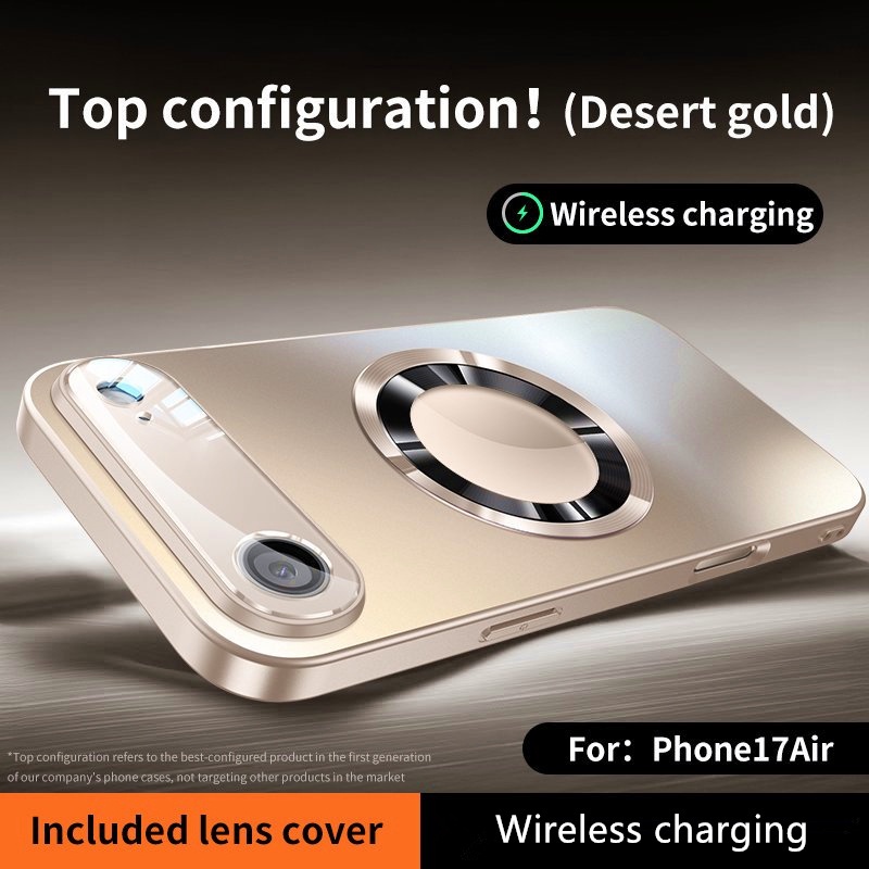 Матов Калъф за iPhone 11-17 Pro Max/Air – Титаниев Металик, Защита на Камерата, Безжично Зареждане - Image 27