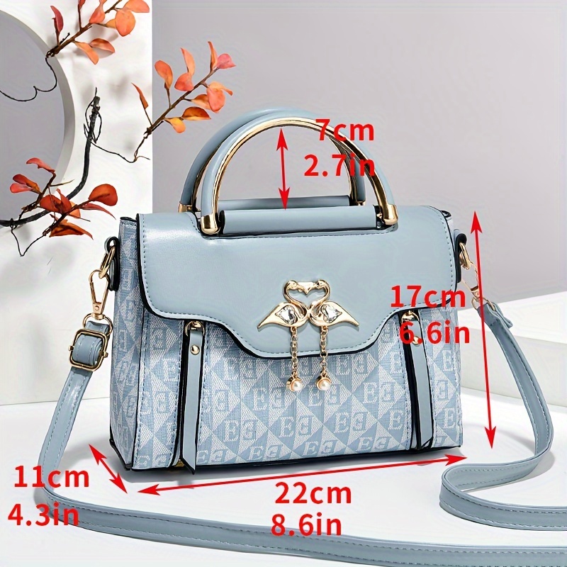 Комплект дамски чанти 3 части – раменна, ръчна и crossbody чанта - Image 6