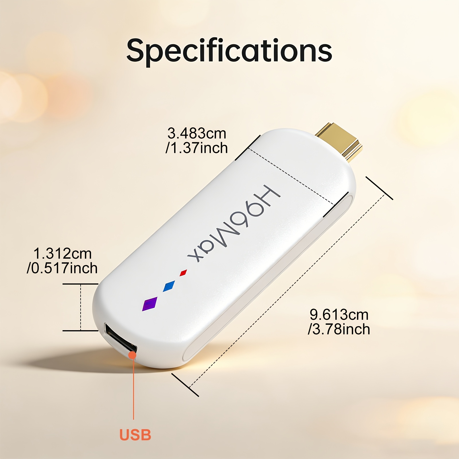 Smart TV Stick H96 MAX – Android 14, 4K Ultra HD, 3D поддръжка, Type‑C, бърз и компактен медиен плейър - Image 6