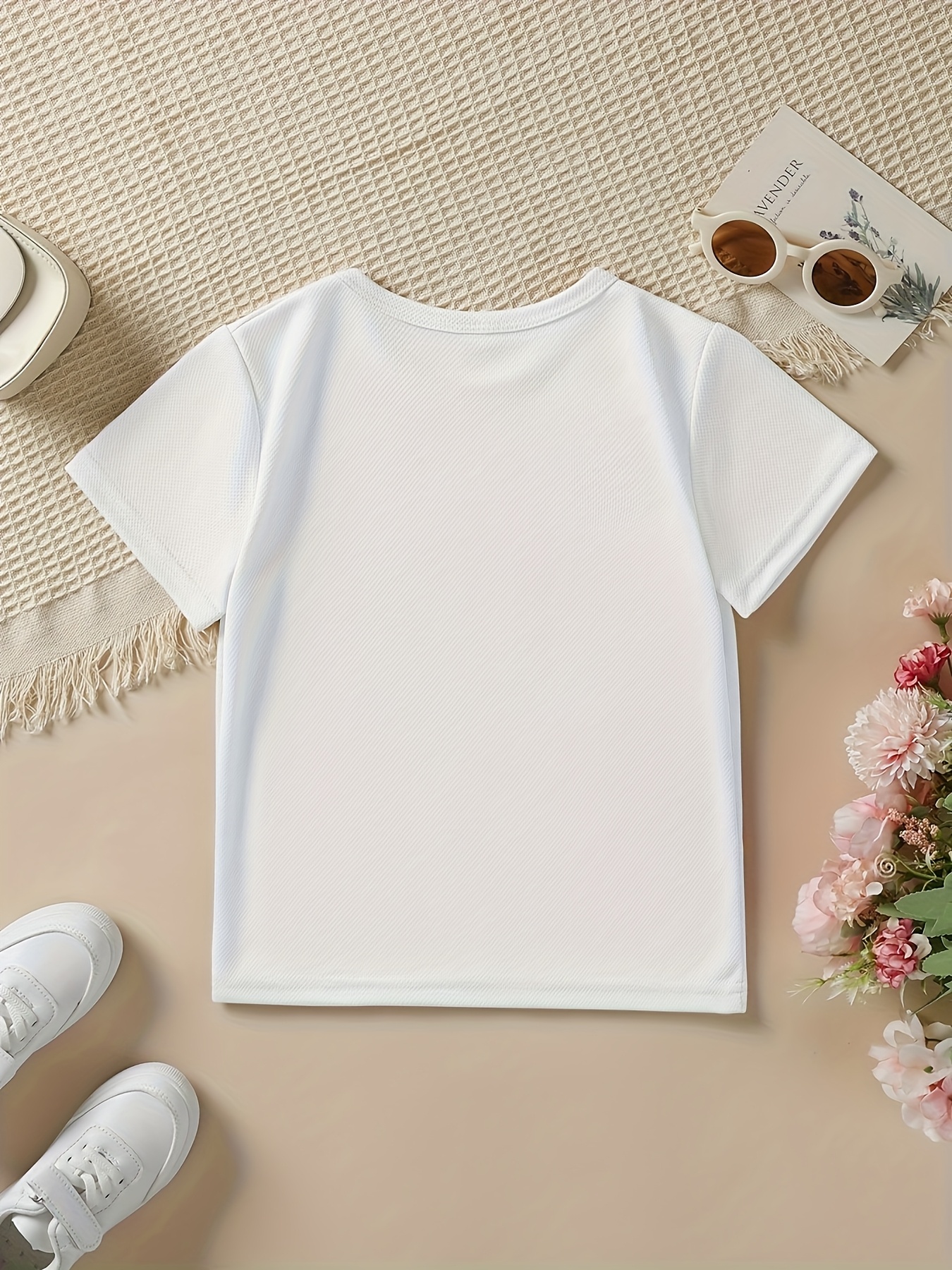 Момичешка тениска CAPPUCCINA BALLERINA – анимационен принт, къс ръкав, летен стил - Image 10
