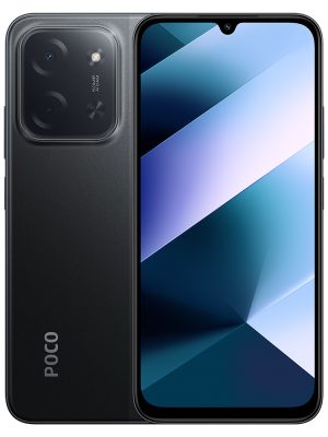 XIAOMI Poco C85 8+256GB – 6.9″ 120Hz дисплей, Mediatek Helio G81-Ultra Octa-Core, 50MP AI двойна камера, 6000mAh батерия, тънък 7.99mm дизайн, черен