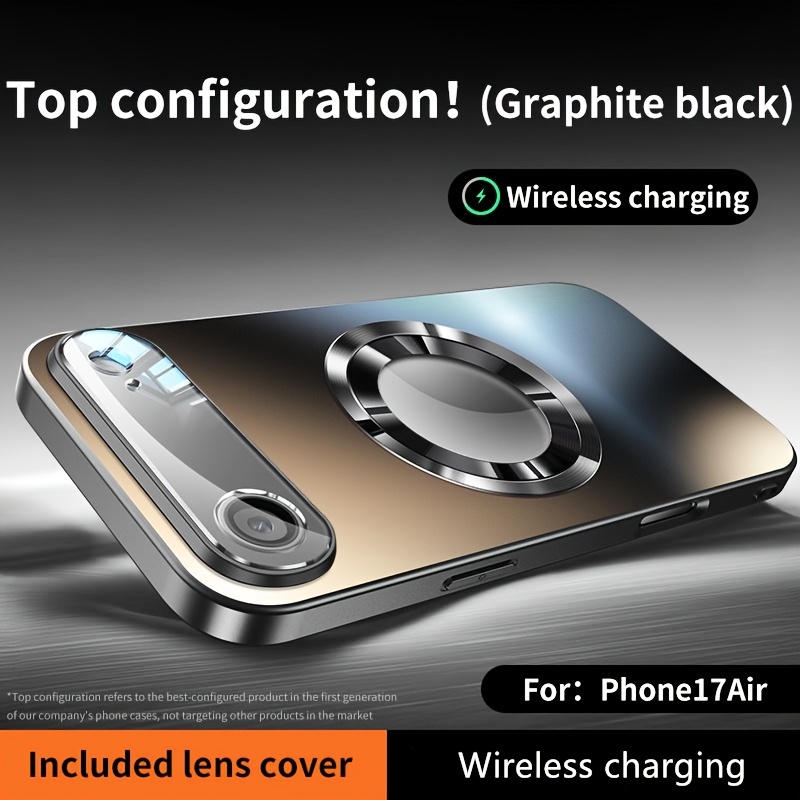 Матов Калъф за iPhone 11-17 Pro Max/Air – Титаниев Металик, Защита на Камерата, Безжично Зареждане - Image 26