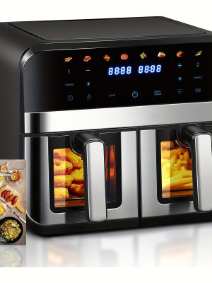 Двоен Air Fryer 9L – въздушен фритюрник с 2 зони