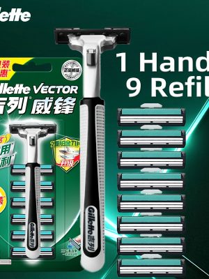 Бръснач Gillette с една дръжка и девет ножчета