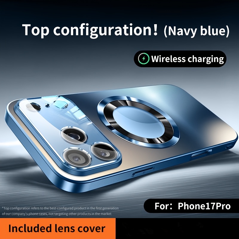 Матов Калъф за iPhone 11-17 Pro Max/Air – Титаниев Металик, Защита на Камерата, Безжично Зареждане - Image 20
