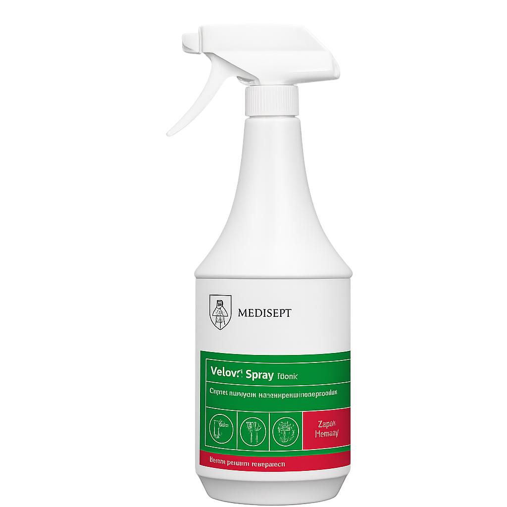 Дезинфектант за Бърза Дезинфекция на Повърхности | Medisept | Velox Spray – 1 л / 5 л - Image 2