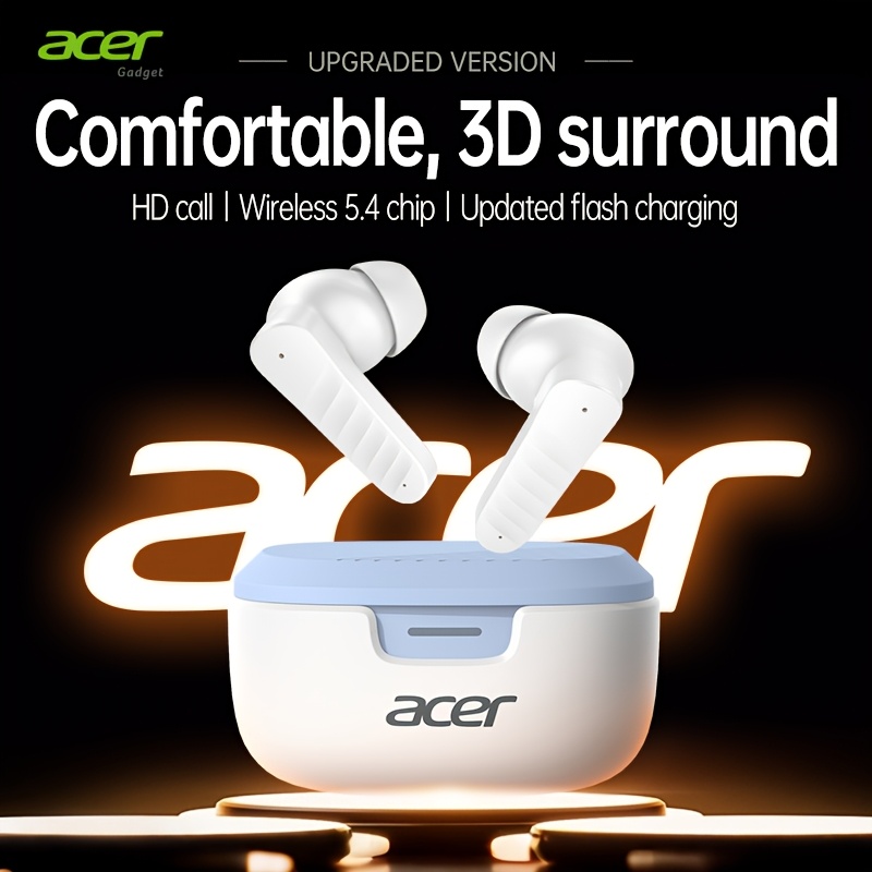 Безжични Слушалки ACER OHR503 – Леки, Компактни, С Тъч Контроли и Бързо Зареждане - Image 4