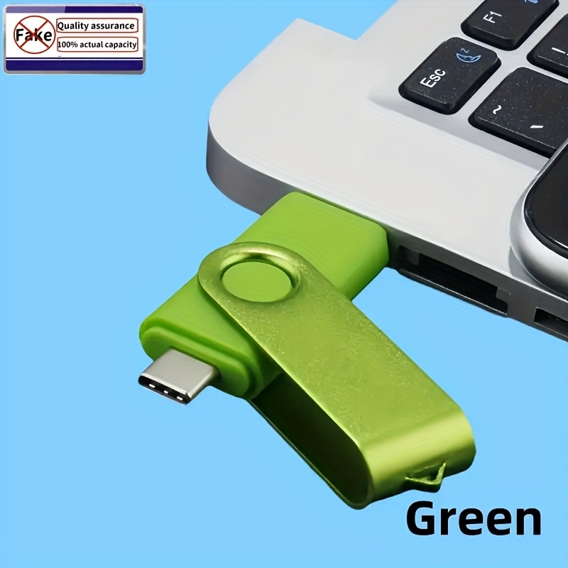 2‑в‑1 USB флаш памет Type‑C + USB 2.0 – 512MB до 128GB, за телефони, лаптопи и таблети - Image 11