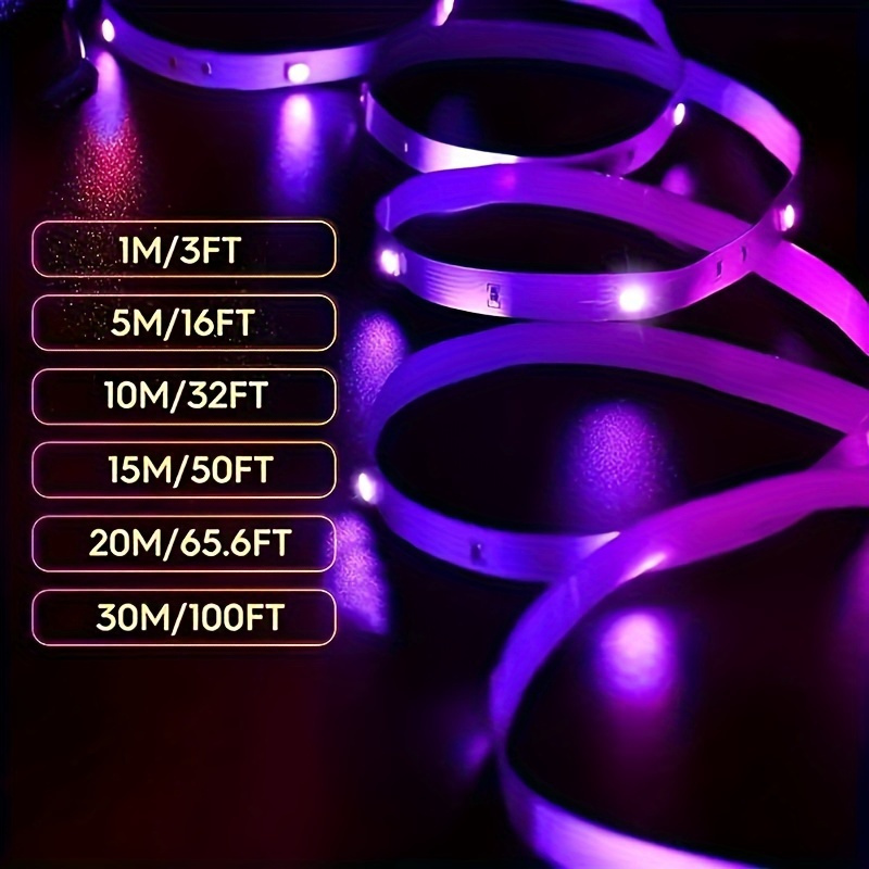 RGB LED ленти LTG‑GEE – управление с дистанционно и приложение, музикална синхронизация, USB захранване - Image 5