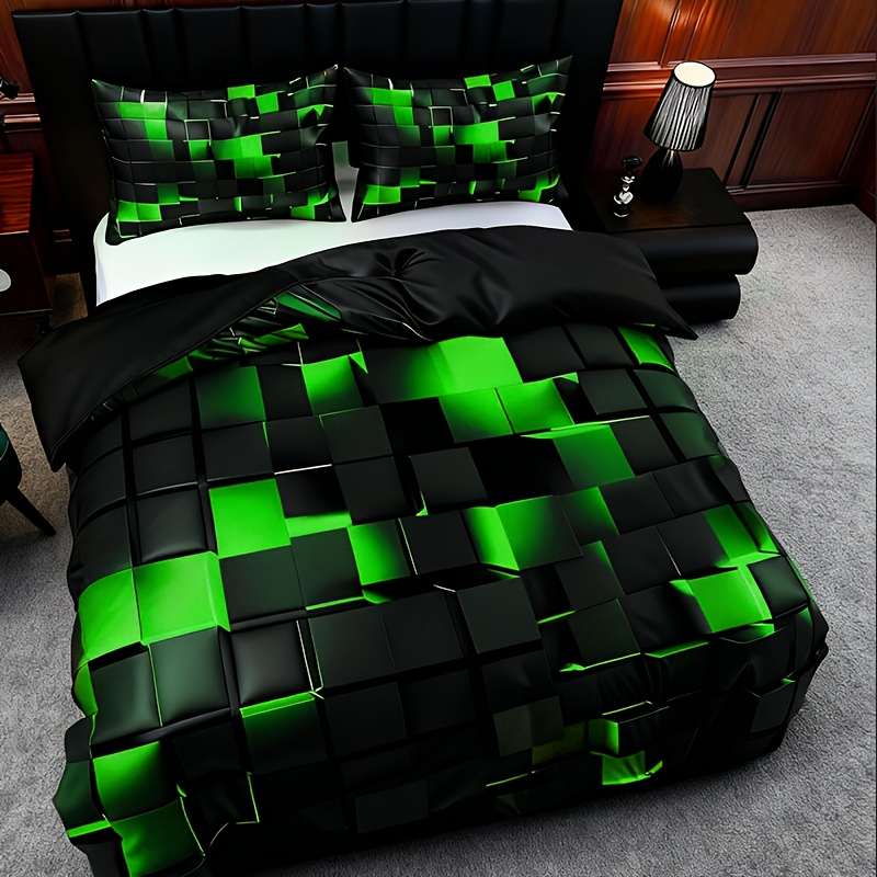 Комплект спално бельо KTABEDDING 3 части – кариран дигитален принт - Image 17