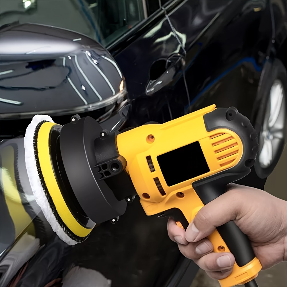 Въртяща полираща машина за кола, 700W, регулируеми обороти, за вакса, полиране и възстановяване на боя - Image 6