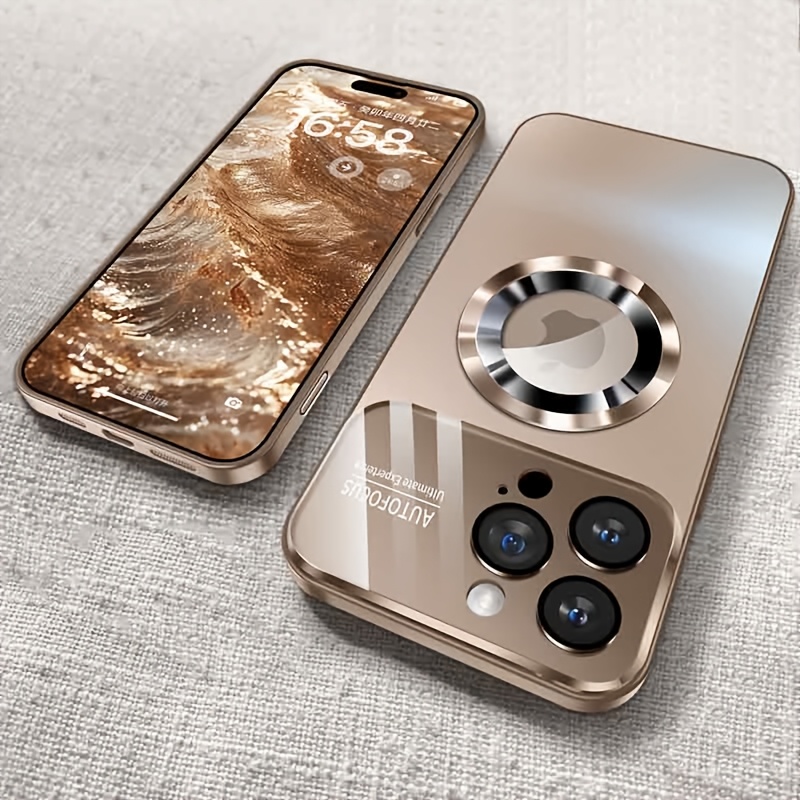 Калъф за iPhone с Пълна Защита – Удароустойчив, Матов, Стъклен Прозорец, Безжично Зареждане - Image 8