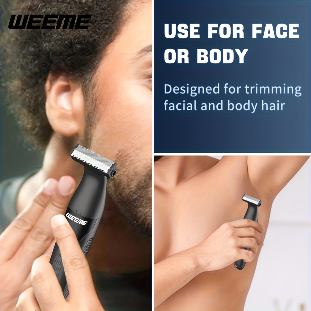 Универсален USB тример WEEME 3 в 1 - подмишници, крака, ръце, бикини линия и чувствителни зони - Image 7