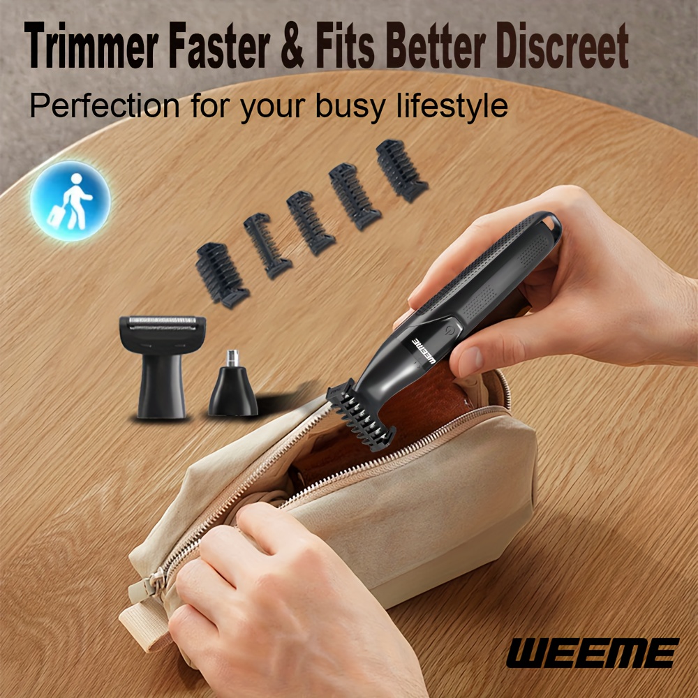 Универсален Тример WEEME 3-в-1 - Безболезнено Премахване на Косми, USB Зареждане - Image 8