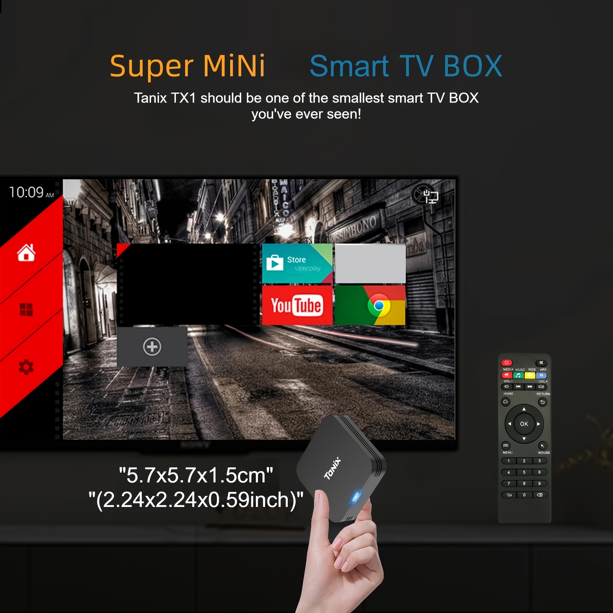 TUOGTCI Android Мини ТВ Бокс – H313 Quad‑Core, Android 10.0, 4K 60FPS, компактен дизайн - Image 5