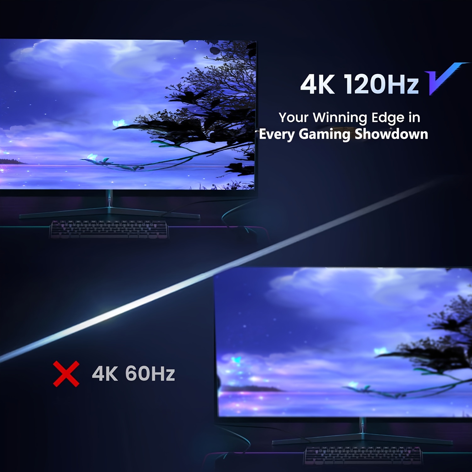 4K HDMI 2.1 превключвател 3‑в‑1 – VRR/ALLM/HDR10/Dolby Vision, дистанционно управление - Image 4