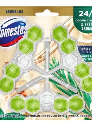 WC топче Aroma Lux 3×55 г | Domestos Power5 Toilet Block
