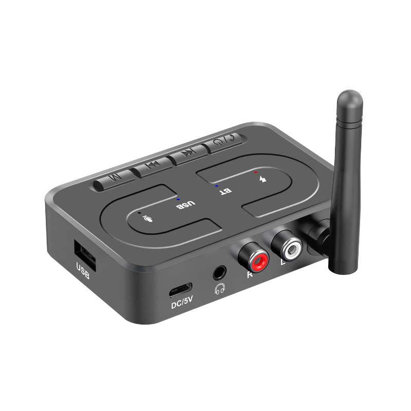 Bluetooth 6.0 Приемник USB – Цифрово към Аналогово Аудио с AUX 3.5mm - Image 6