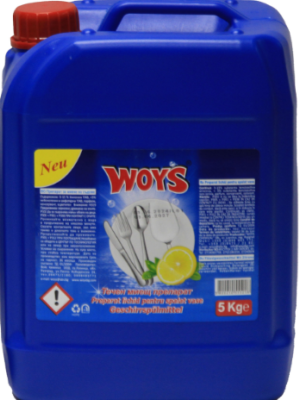 Течен миещ препарат 5 л | Woys Dishwashing Liquid 5L – Индустриален и домакински