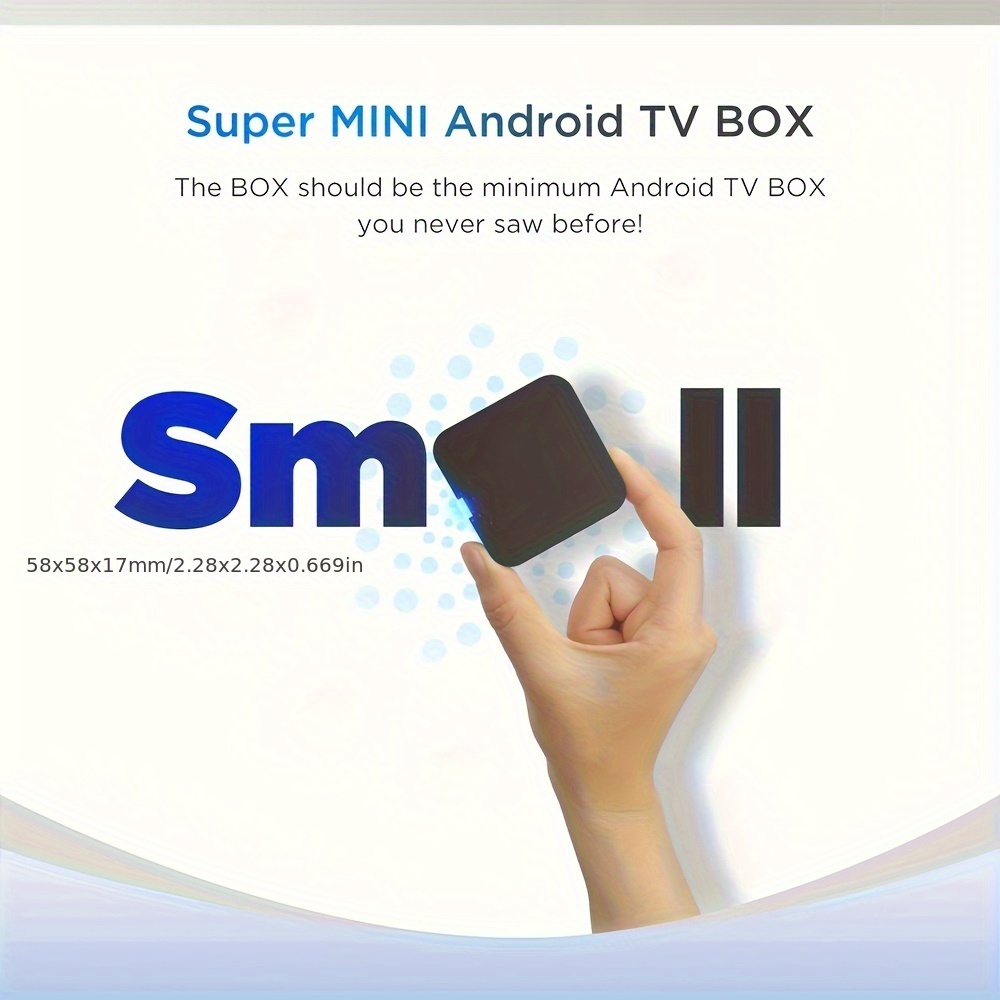 TUOGTCI Android Мини ТВ Бокс – H313 Quad‑Core, Android 10.0, 4K 60FPS, компактен дизайн - Image 6