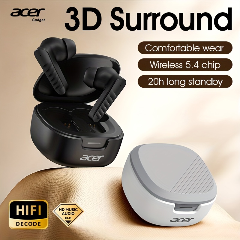 Безжични Слушалки ACER OHR503 – Леки, Компактни, С Тъч Контроли и Бързо Зареждане - Image 3