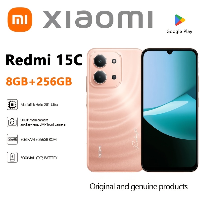 XIAOMI Redmi 15C - 4+256GB, 6.9" HD+ 120Hz дисплей, 50MP камера, 6000mAh батерия, осемядрен процесор, 33W бързо зареждане - Image 12