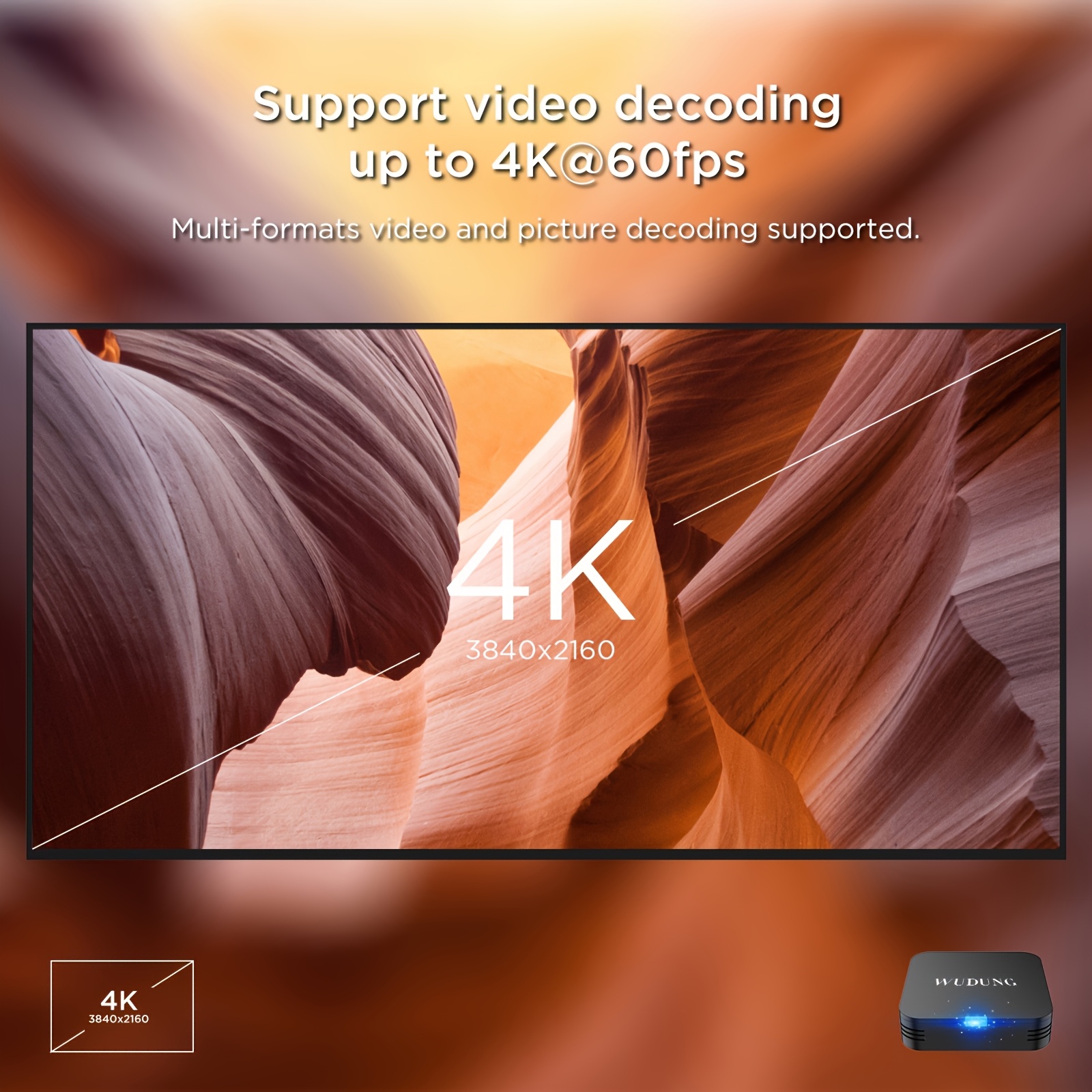 TUOGTCI Android Мини ТВ Бокс – H313 Quad‑Core, Android 10.0, 4K 60FPS, компактен дизайн - Image 11