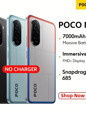 POCO M7 Global Edition – Snapdragon 685 4G, 6.6″ FHD+ дисплей, 50MP + 8MP камери, 7000mAh батерия, Xiaomi Hyperos 2, без зарядно