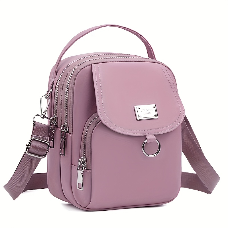 OGEHUAFEE дамска мини чанта през рамо – светлосиня нейлонова crossbody - Image 19
