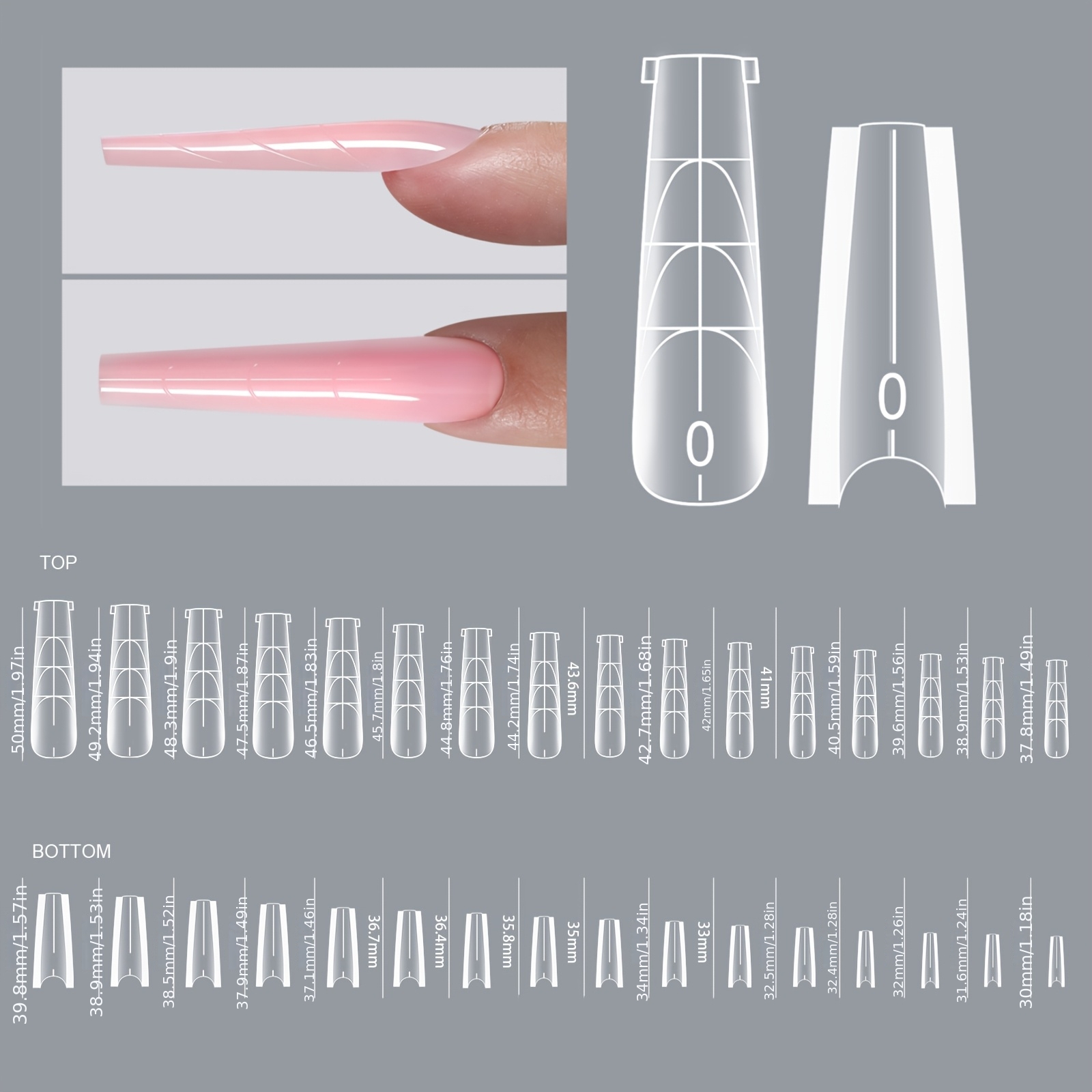 Форми за удължаване на нокти 120 бр – dual forms за бърз маникюр - Image 5