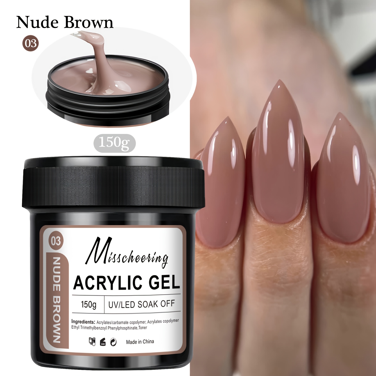 Гел за изграждане на нокти 150G – 3 в 1 builder gel за удължаване - Image 7