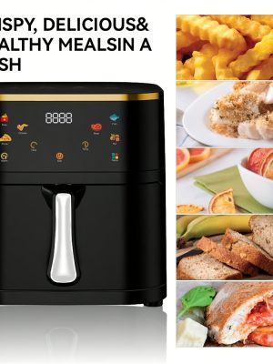 Air fryer FEIZSMILE 8L 1400W – дигитален фритюрник 6 в 1 от неръждаема стомана