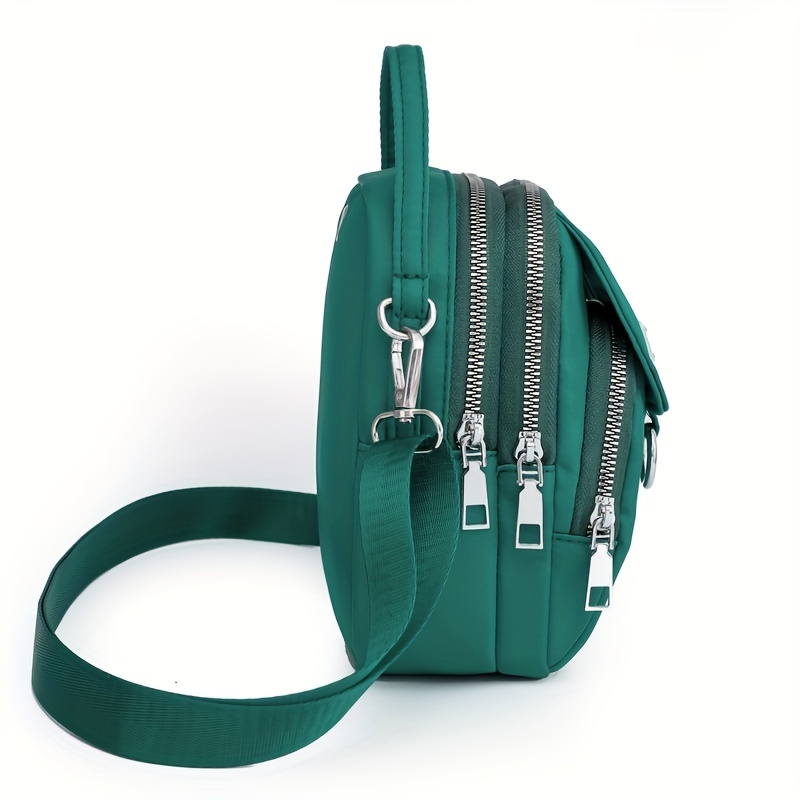 OGEHUAFEE дамска мини чанта през рамо – светлосиня нейлонова crossbody - Image 10