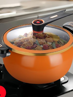 Многофункционална тенджера 7L, 26 см, за готвене и задушаване