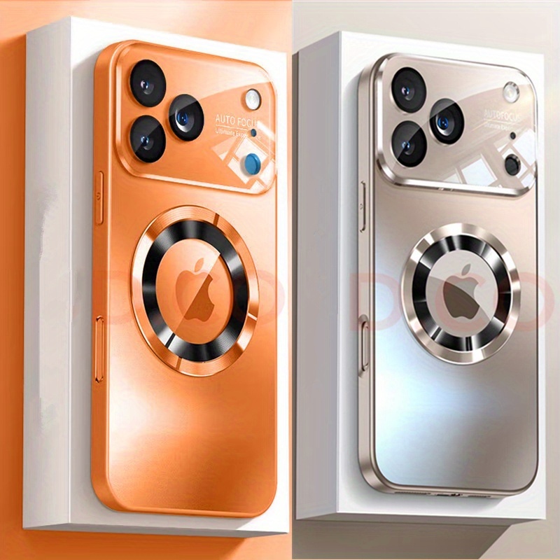 Матов Калъф за iPhone 11-17 Pro Max/Air – Титаниев Металик, Защита на Камерата, Безжично Зареждане - Image 3