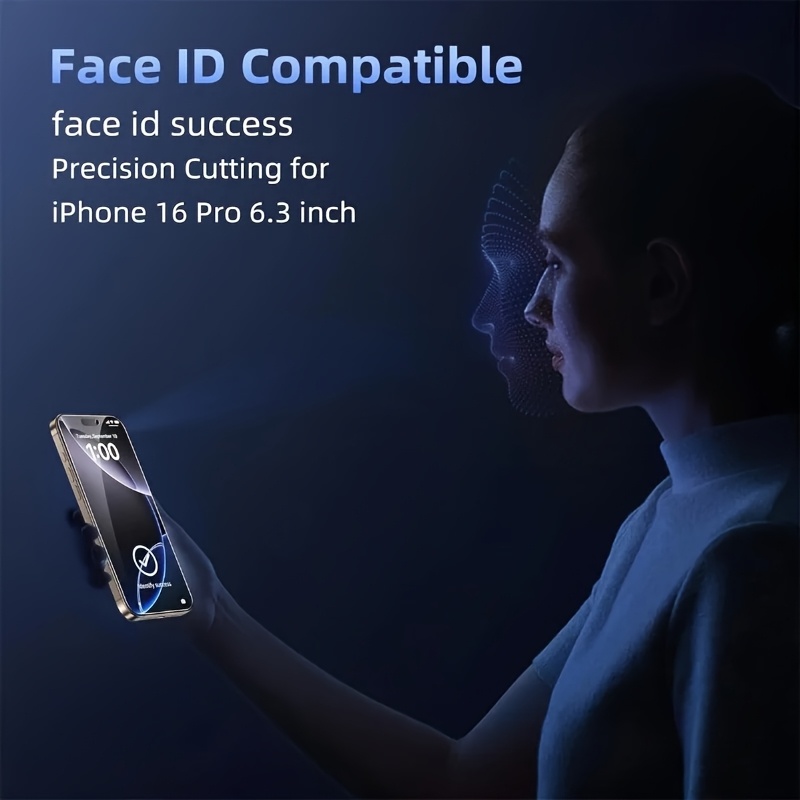 4 бр. закалено стъкло за iPhone – пълно покритие, 9H+, Ultra HD, анти‑подслушване - Image 8