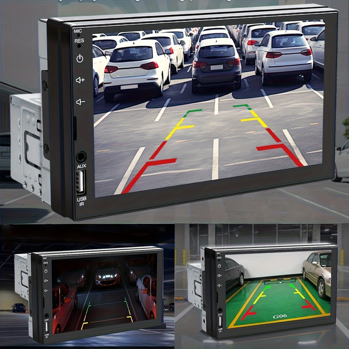 MP5 плейър за кола 1DIN/2DIN, HD дисплей, CarPlay и Android Auto, автомобилна мултимедия с камера - Image 3
